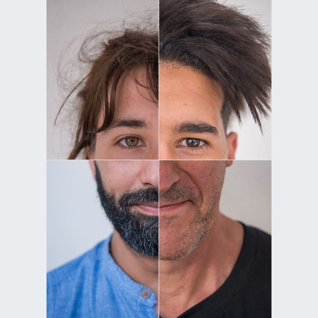Four Corners — A Portrait Series on Human Similarity