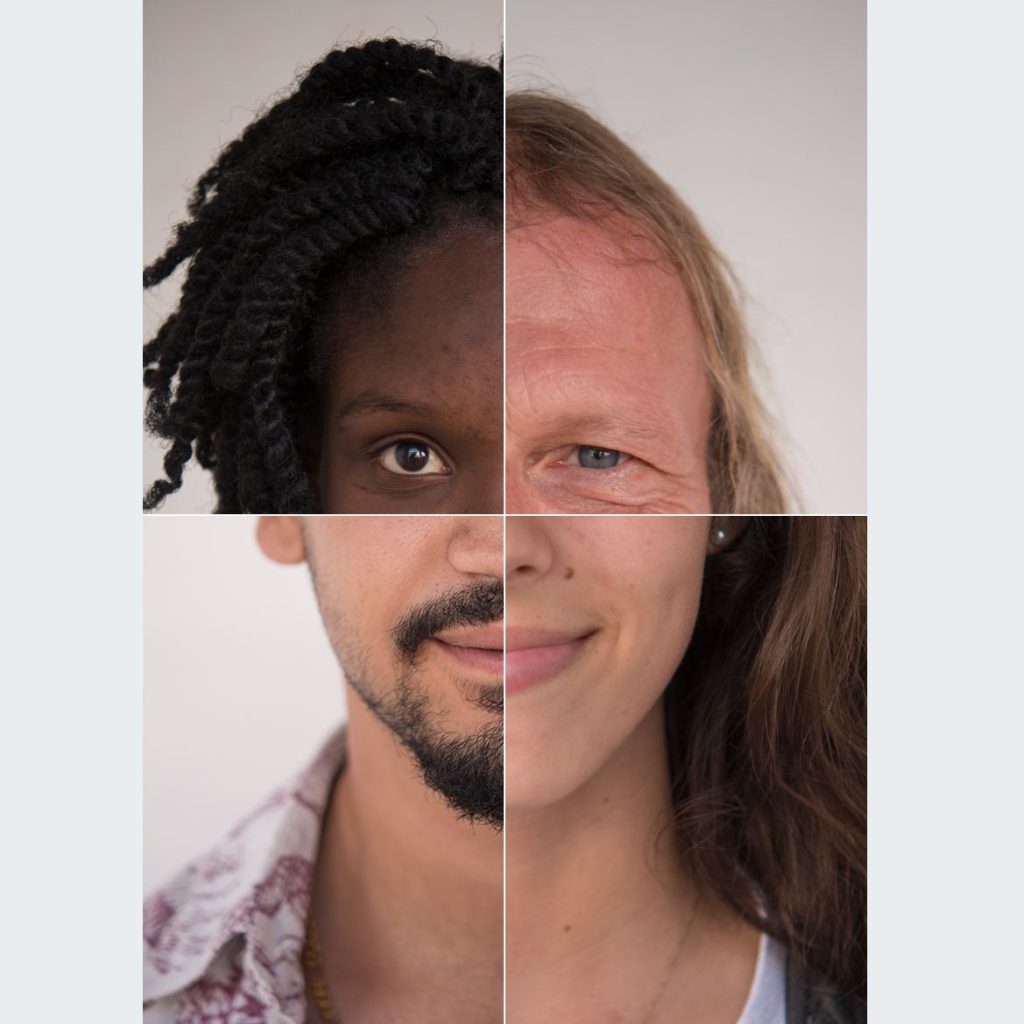 Four Corners — A Portrait Series on Human Similarity