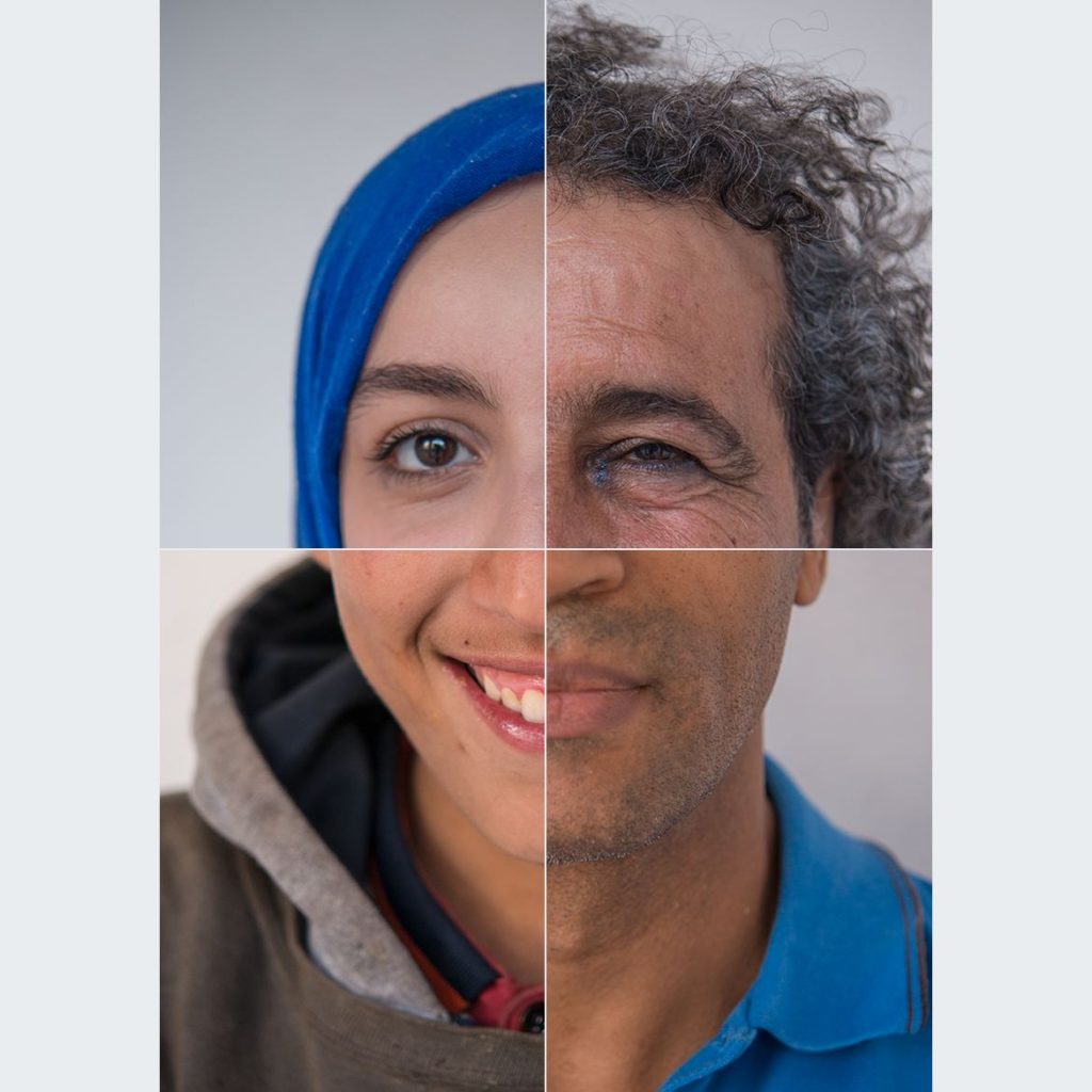 Four Corners — A Portrait Series on Human Similarity