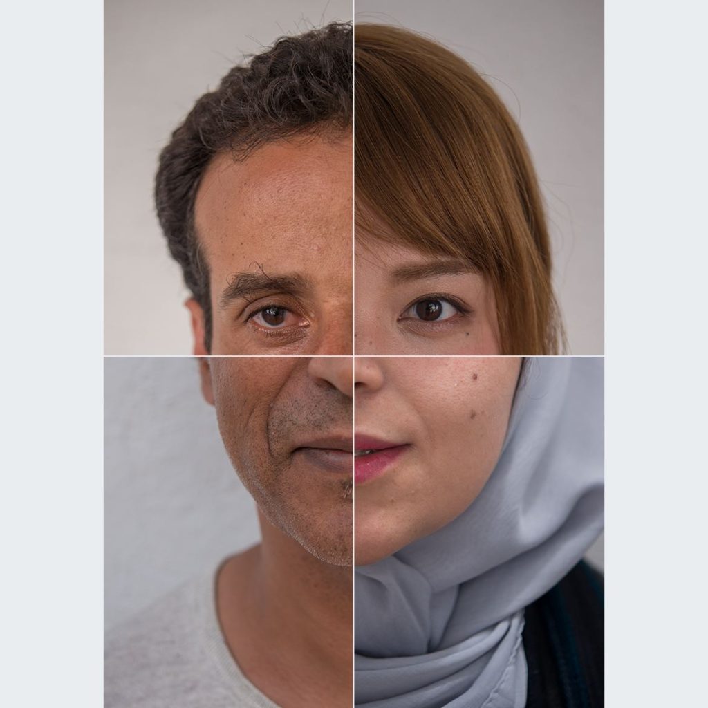 Four Corners — A Portrait Series on Human Similarity