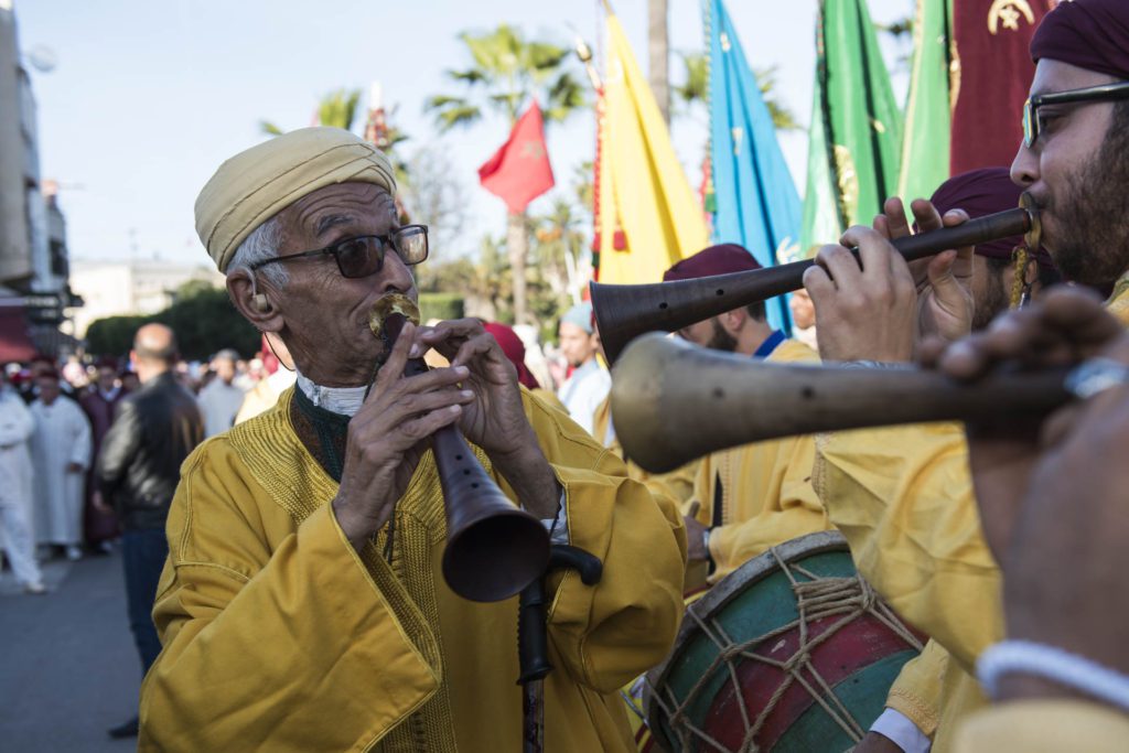 The moussem of the candles of Moulay Abdallah Benhassoun