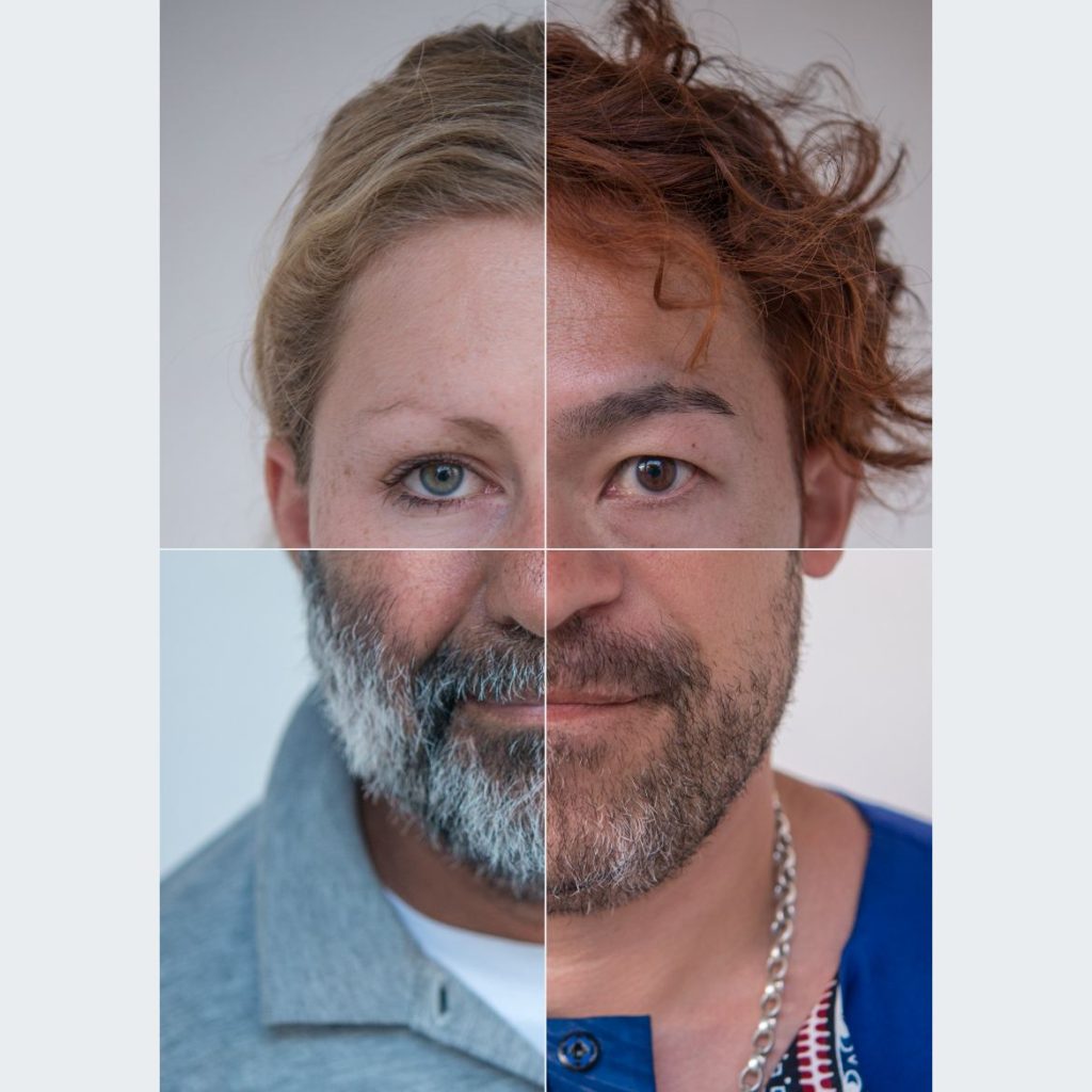 Four Corners — A Portrait Series on Human Similarity