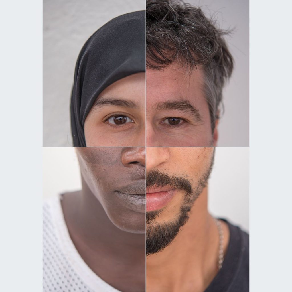Four Corners — A Portrait Series on Human Similarity