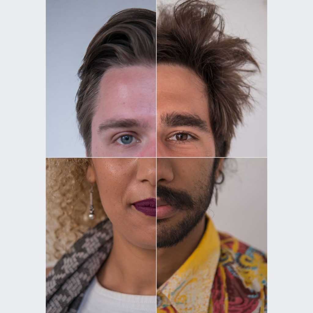 Four Corners — A Portrait Series on Human Similarity
