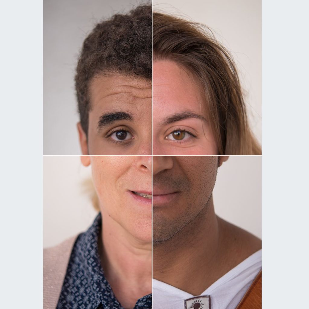 Four Corners — A Portrait Series on Human Similarity