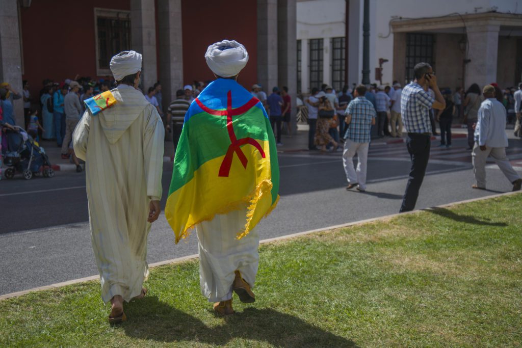 La grande manifestation de solidarité à Rabat