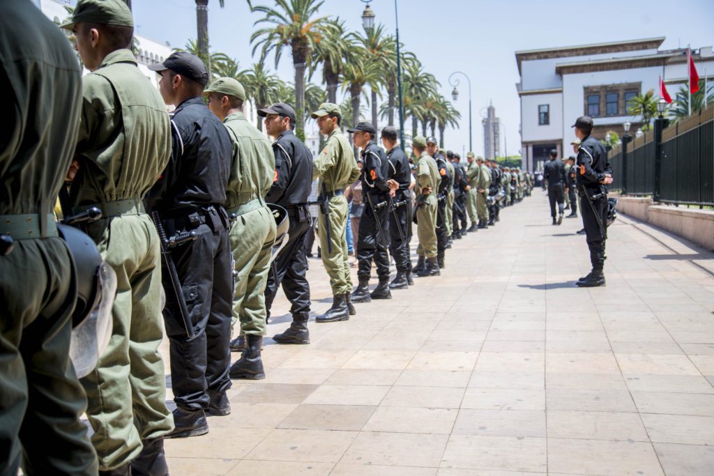 La grande manifestation de solidarité à Rabat