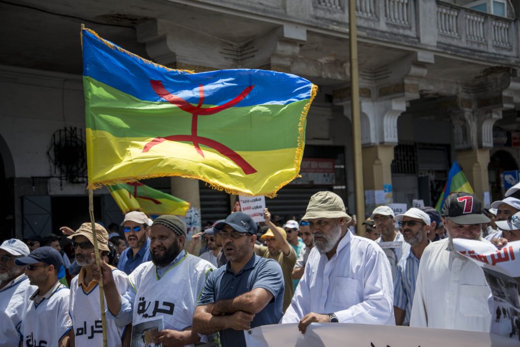La grande manifestation de solidarité à Rabat