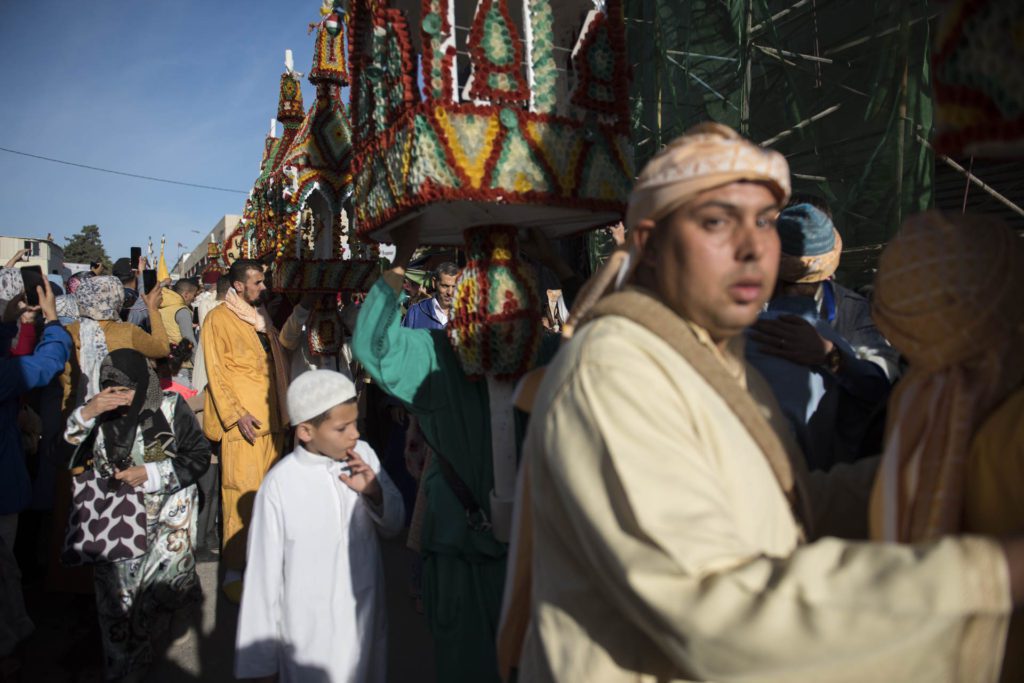 The moussem of the candles of Moulay Abdallah Benhassoun